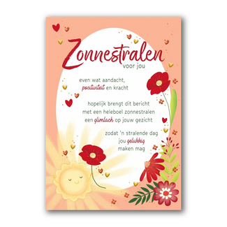 PaperClip Kaart - Zonnestralen voor jou - Lifetime of love - 01-LV.GBE.0042