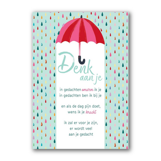 PaperClip Kaart - Denk aan je - Lifetime of love - 01-LV.GBE.0038