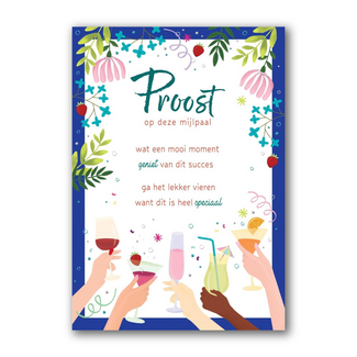 PaperClip Kaart - Proost - Lifetime of love - 01-LV.GBE.0033