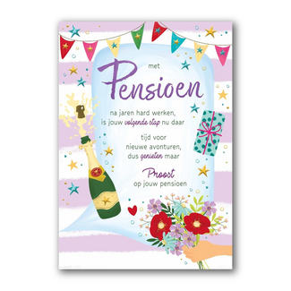 PaperClip Kaart - Met pensioen - Lifetime of love - 01-LV.GBE.0032