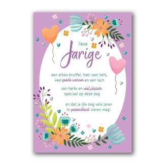 PaperClip Kaart - Lieve jarige - Lifetime of love - 01-LV.GBE.0010
