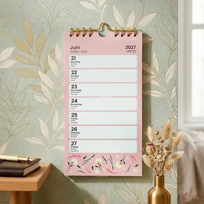PaperClip Kalender - Weide- & tuinbloemen - 2027 - 04-KAL.MA.2710-2