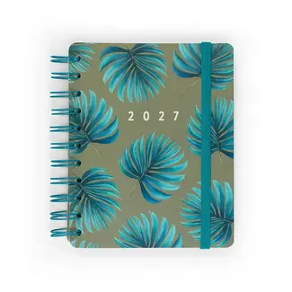 PaperClip Agenda - 2027 - Bloom - Bladeren - 15 maanden - 04-AGE.BM.2702-1
