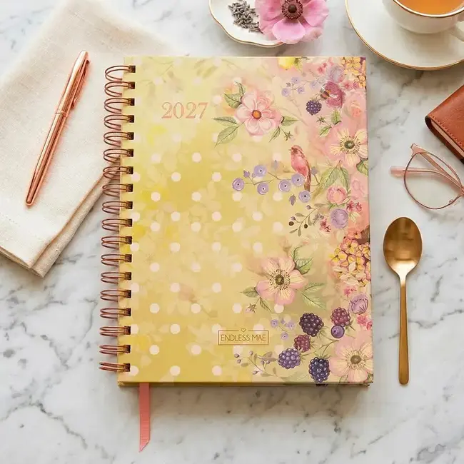 PaperClip Agenda - Botanische tuin - Groen - Endless Mae - 2027 - 04-AGE.EN.2708-1