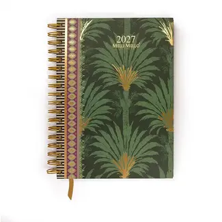PaperClip Agenda - Palmbomen & bladeren - Melli Mello - 2027 - 04-AGE.MM.2708-2