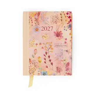 PaperClip Agenda - Bloemenweide - Roze - Endless Mae - 2027 - 04-AGE.EN.2705-2