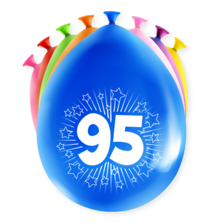 Paper Dreams Ballonnen - 95 jaar - 30cm - 8st.