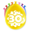 Paper Dreams Ballonnen - 30 jaar - 30cm - 8st.