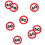 Paper Dreams Confetti - 60 - Verkeersbord