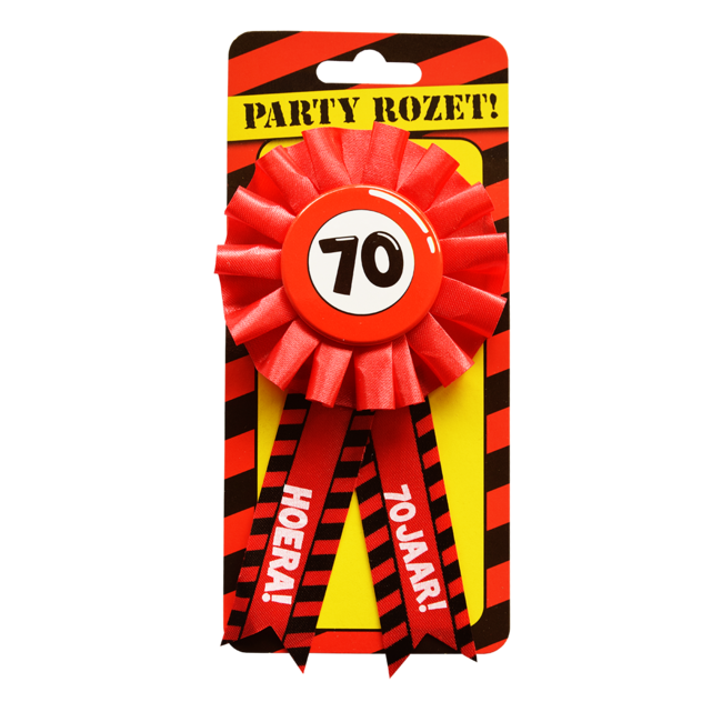 Paper Dreams Rozet - 70 jaar - Verkeersbord