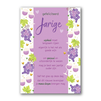 PaperClip Kaart - Jarige - Lifetime of love - 01-LV.GBE.0005
