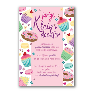 PaperClip Kaart - Jarige kleindochter - Lifetime of love - 01-LV.GBE.0007