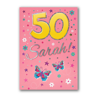 Artige Kaart - That funny age - 50 jaar, Sarah - TFA060