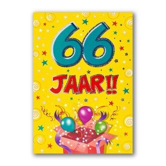 Artige Kaart - That funny age - 66 jaar - TFA083