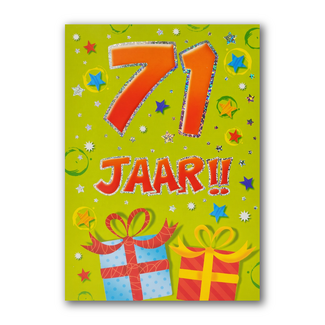 Artige Kaart - That funny age - 71 jaar - TFA089