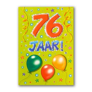 Artige Kaart - That funny age - 76 jaar - TFA095