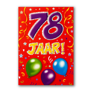 Artige Kaart - That funny age - 78 jaar - TFA097