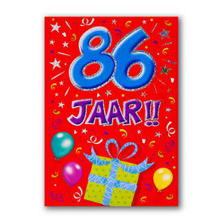 Artige Kaart - That funny age - 86 jaar - AT1047-B