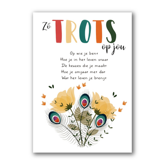 Artige Kaart - Zo trots op jou - Intense - TE018-D