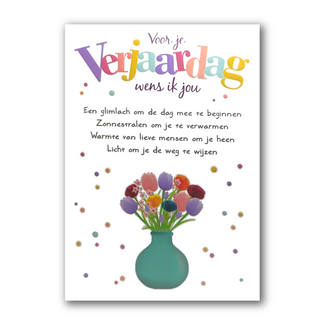 Artige Kaart - Voor jouw verjaardag wens ik jou - Intense - TE026-A