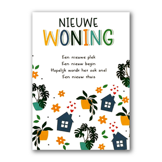 Artige Kaart - Nieuwe woning - Intense - TE006-D