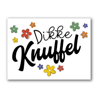 Artige Kaart - Dikke knuffel - Eyecandy - EC44-D