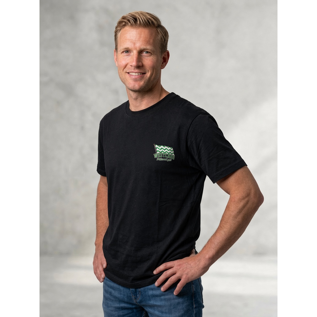 1234feest Shirt - Westland, helemaal goud - Zwart - S