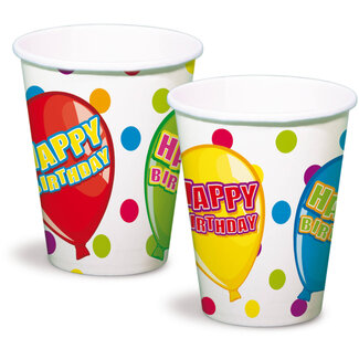 Folat Bekers - Happy birthday - 250 ml - 6st.