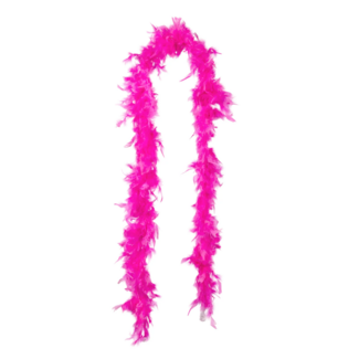 PartyXplosion Boa - Roze / fuchsia - 180 cm - 42gr.