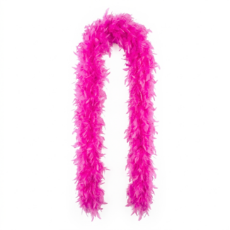 PartyXplosion Boa - Roze / fuchsia - 180cm - 85gr.