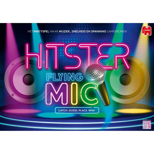 Jumbo Spel - Hitster - Flying mic - Voor 2 tot 10 spelers - 16+