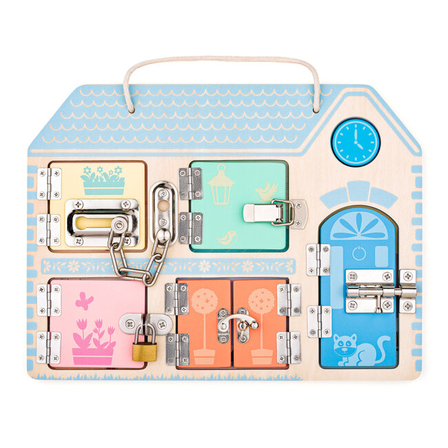 Puzzel - Slotenpuzzel - Huis - 31x27x4cm