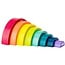 Blokken - Balansspel - Regenboog - Hout - 16,5x3x8,4cm