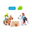 Auto - Truck - Paardentransport - 25,3x10,7x14,5cm