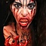 Partychimp Kunst bloed - Helder rood - Drogend - Tube op kaart - 15gr.