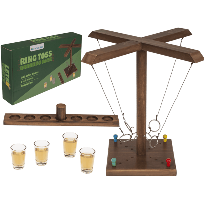 Out of the Blue Ring toss - Drankspel - 4 personen