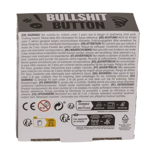 Out of the Blue Bullshit - Knop - 6 geluiden - 9cm