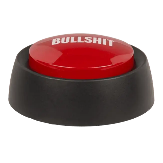 Out of the Blue Bullshit - Knop - 6 geluiden - 9cm