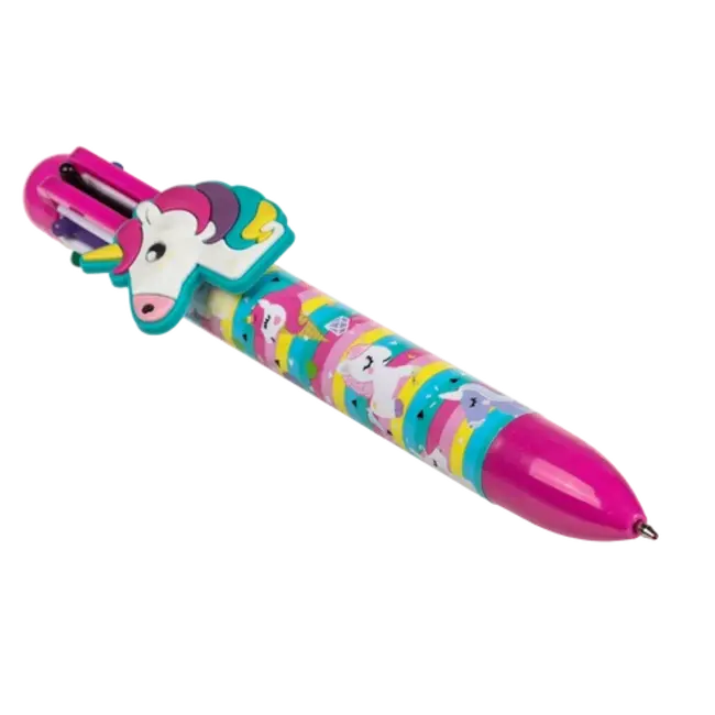 Out of the Blue Pen - Unicorn / eenhoorn - 6 kleuren - 1st.