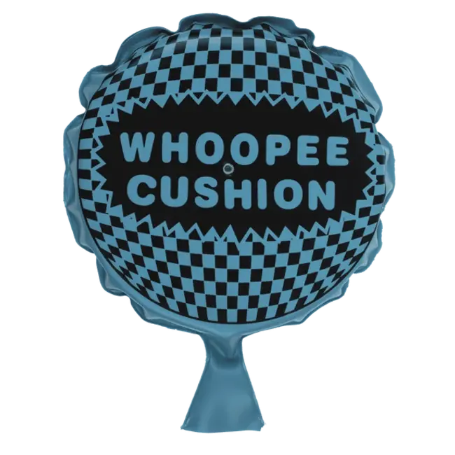Out of the Blue Scheetkussen - Whoopie cushion - 19cm - 1st. - Willekeurig geleverd