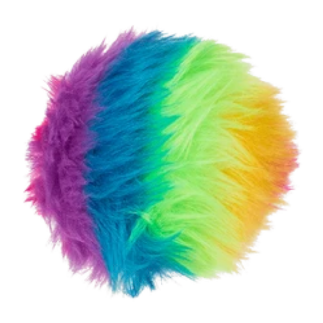 Out of the Blue Stress bal - The plushie one - Regenboog - 7,5cm