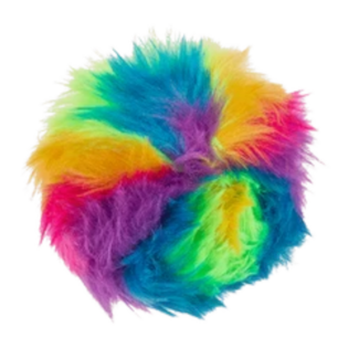 Out of the Blue Stress bal - The plushie one - Regenboog - 7,5cm