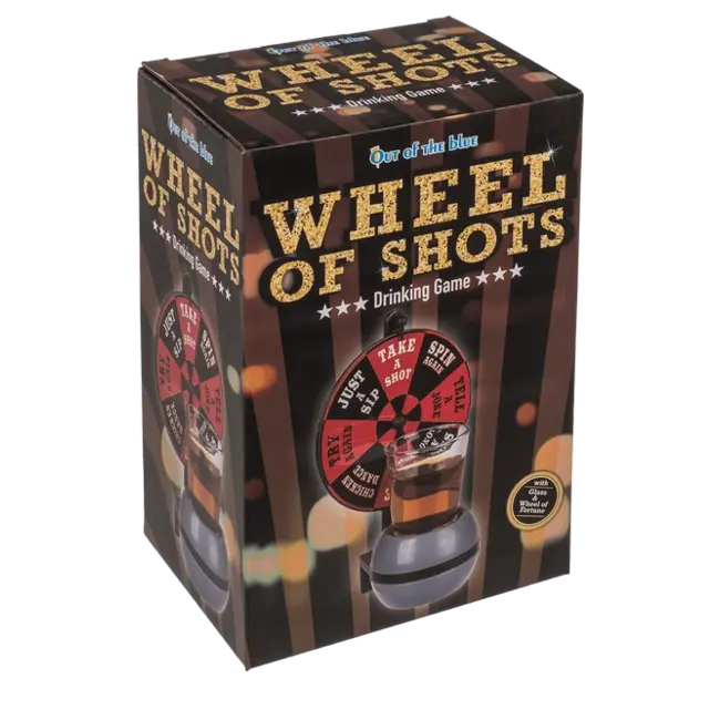 Out of the Blue Wheel of shots - Drankspel