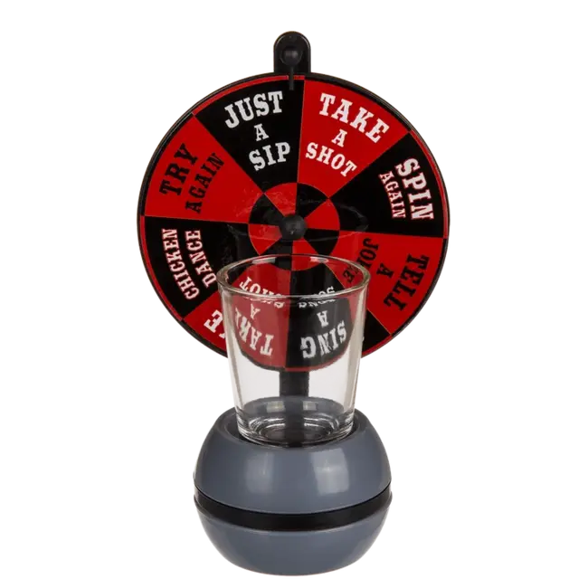 Out of the Blue Wheel of shots - Drankspel