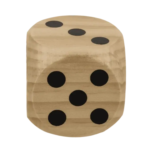 Out of the Blue Dobbelsteen - Hout - 5,8cm