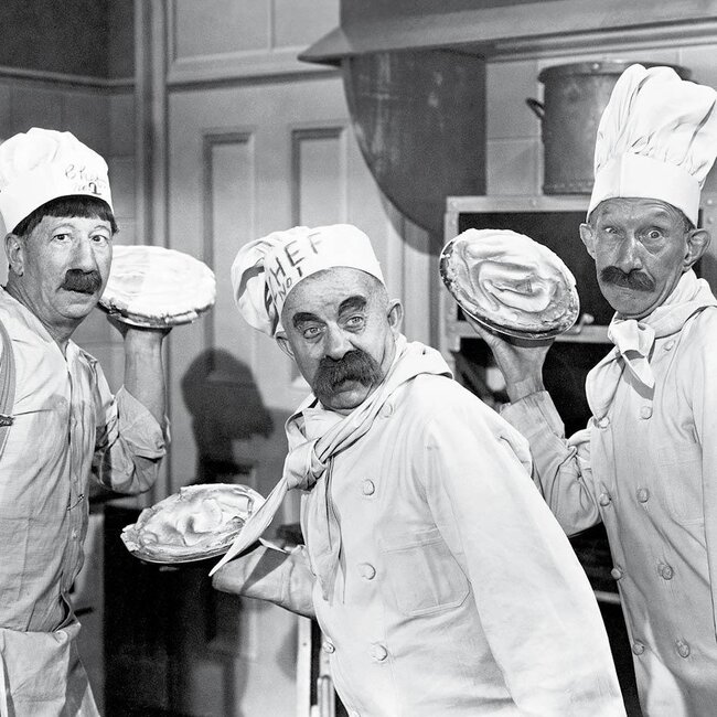 Kaart - Chefs met slagroomtaart - Galleria - VB0.3016