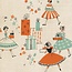 Kaart - Dames met cadeaus - Galleria - VB0.3027