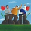 Kaart - Drie mannen in klompen - Galleria - VB0.3044