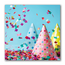 Kaart - Feesthoedjes & confetti - Galleria - VB0.3005