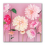 Kaart - Roze bloemen op roze - Galleria - VB0.3010